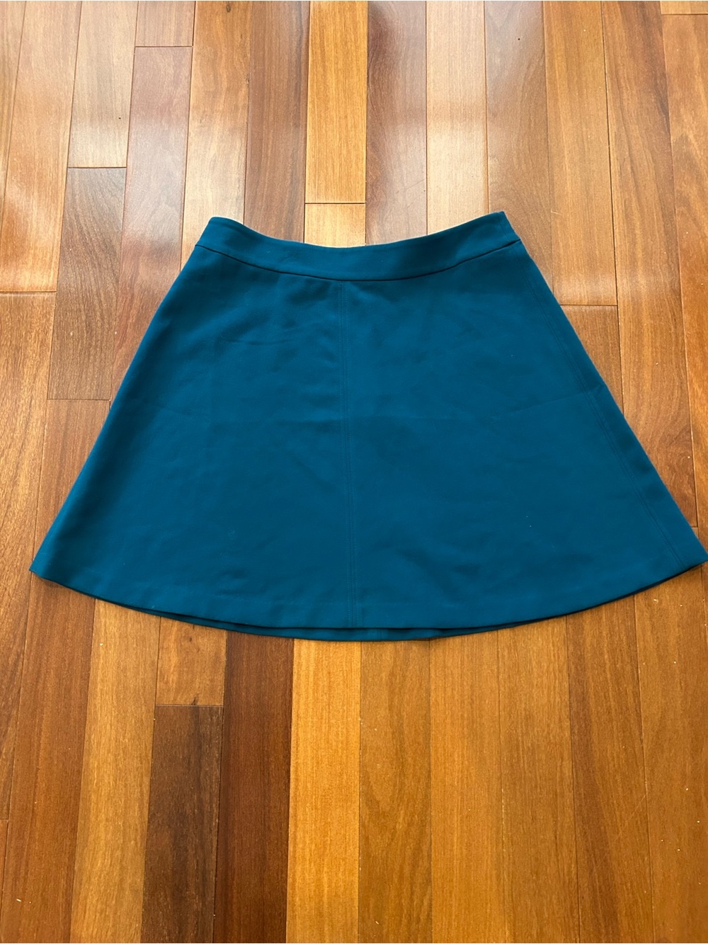 LOFT Teal Circle Skirt size 6